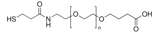 O-(3-羧丙基)-O′-[2-(3-巯基丙酰氨基)乙基]-聚乙二醇 Mw 3000