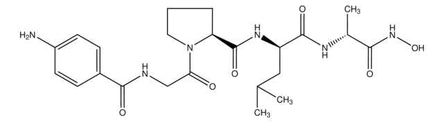 4-Aminobenzoyl-Gly-Pro-D-Leu-D-Ala hydroxamic acid &#8805;95% (HPLC)