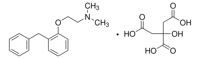 Phenyltoloxamin-Zitrat pharmaceutical secondary standard, certified reference material