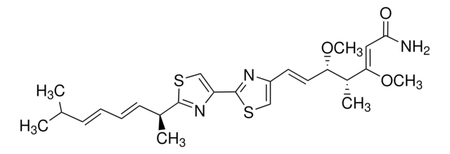 Myxothiazol from Myxococcus fulvus Mx f85, &#8805;98% (HPLC)