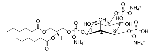 06:0 PI(3,5)P2 1,2-dihexanoyl-sn-glycero-3-phospho-(1&#8242;-myo-inositol-3&#8242;,5&#8242;-bisphosphate) (ammonium salt), powder