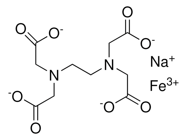 乙二胺四乙酸 铁(III) 钠盐 水合物 12-14% Fe basis