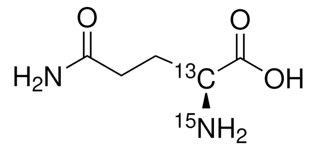 L-Glutamine-2-13C-amine-15N 98 atom % 15N, 99 atom % 13C