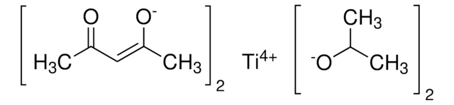 チタンジイソプロポキシドビス(アセチルアセトナート) 75&#160;wt. % in isopropanol