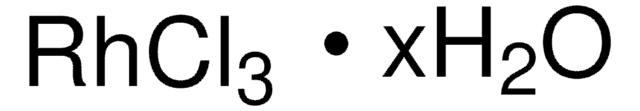 塩化ロジウム(III) 水和物 crystalline, &#8805;99.9% trace metals basis