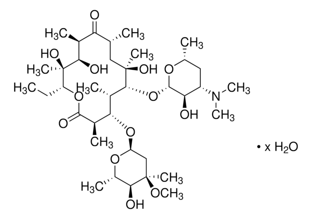 Erythromycin A dihydrate VETRANAL&#174;, analytical standard