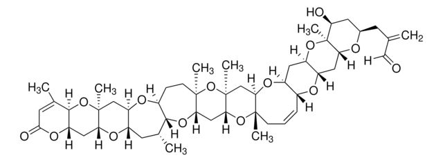 Brevetoxin 2 solution 20&#160;&#956;g/g in acetonitrile (nominal concentration), certified reference material, TraceCERT&#174;, Manufactured by: Sigma-Aldrich Production GmbH, Switzerland