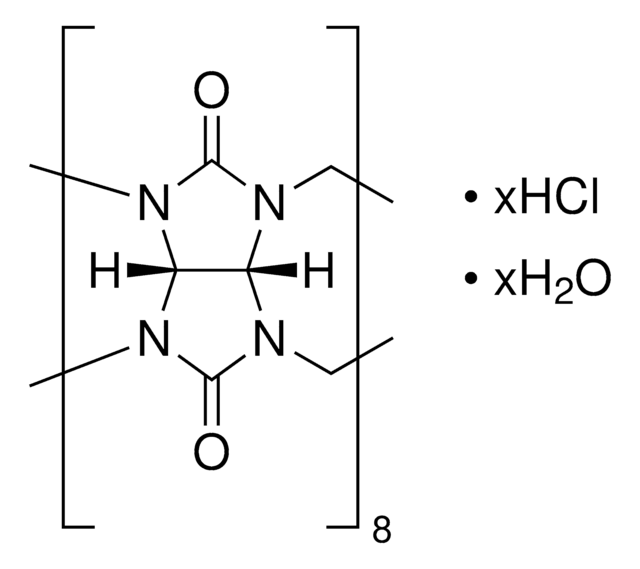 ククルビット[8]ウリル 水和物 contains acid of crystalization