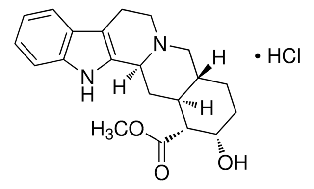 ヨヒンビン 塩酸塩 &#8805;98% (HPLC), powder