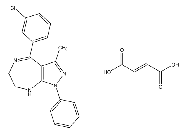 4-(3-chlorophenyl)-3-methyl-1-phenyl-1,6,7,8-tetrahydropyrazolo[3,4-e][1,4]diazepine, maleate salt AldrichCPR