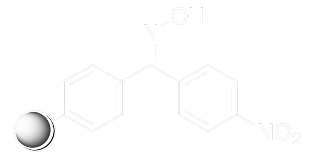 4-Nitrobenzophenone oxime, polymer-bound 200-400&#160;mesh, extent of labeling: 1.0-1.5&#160;mmol/g loading, 1&#160;% cross-linked with divinylbenzene