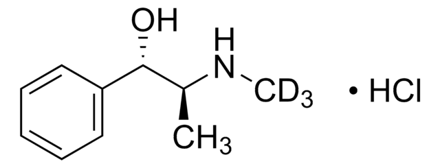 （1S,2S）-（+）-プソイドエフェドリン-d3 塩酸塩 溶液 100&#160;&#956;g/mL in methanol (as free base), ampule of 1&#160;mL, certified reference material, Cerilliant&#174;