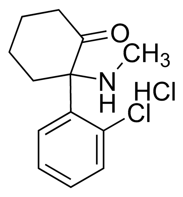 盐酸氯胺酮标准液 盐酸盐 溶液 1.0&#160;mg/mL in methanol (as free base), ampule of 1&#160;mL, certified reference material, Cerilliant&#174;