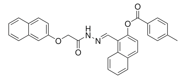 1-(2-((2-NAPHTHYLOXY)ACETYL)CARBOHYDRAZONOYL)-2-NAPHTHYL 4-METHYLBENZOATE AldrichCPR