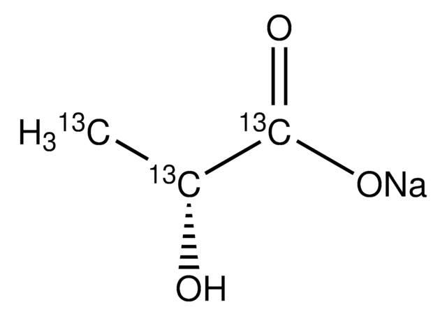 Sodium D-lactate-13C3 solution 45-55&#160;% (w/w) in H2O, &#8805;99 atom % 13C, &#8805;98%