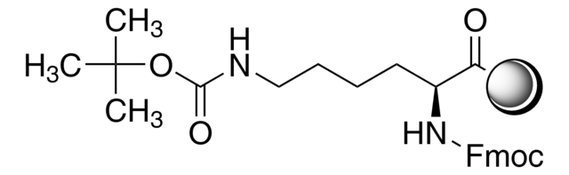 Fmoc-Lys(Boc)-王氏树脂 extent of labeling: 0.4-0.7&#160;mmol/g loading