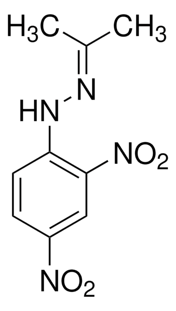 Acetone-2,4-dinitrophenylhydrazone certified reference material, TraceCERT&#174;, Manufactured by: Sigma-Aldrich Production GmbH, Switzerland