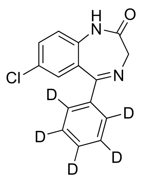 Nordiazepam-d5 solution 100&#160;&#956;g/mL in methanol, ampule of 1&#160;mL, certified reference material, Cerilliant&#174;