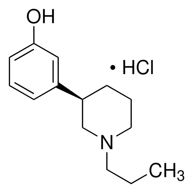 R(+)-3-(3-ヒドロキシフェニル)-N-プロピルピペリジン 塩酸塩 solid