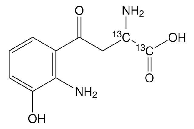 3-ヒドロキシ-DL-キヌレニン-(酪酸-1,2-13C2) 二臭化水素酸塩 99 atom % 13C, 95% (CP)