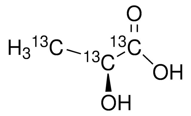 L-Milchsäure-13C3 -Lösung 85&#160;% (w/w) in H2O, &#8805;99 atom % 13C, &#8805;98% (CP), &#8805;98% (Chiral Purity, HPLC)