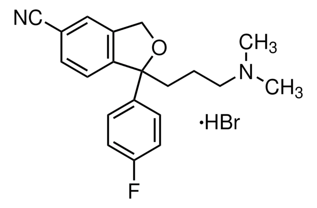 Citalopram-Hydrobromid Pharmaceutical Secondary Standard; Certified Reference Material