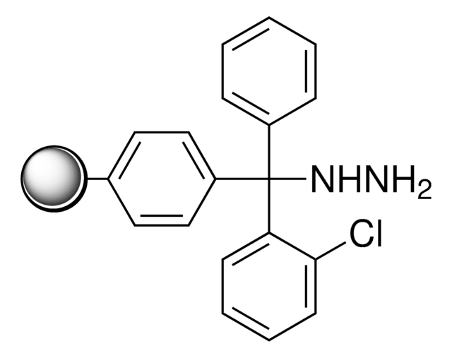 2-Chlortritylhydrazin, polymergebunden 100-200&#160;mesh, extent of labeling: ~0.5&#160;mmol/g loading