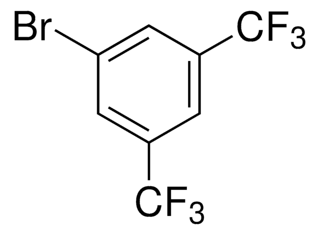 1,3-ビス(トリフルオロメチル)-5-ブロモベンゼン 97%, contains 3% Copper Shot (CAS 7440-50-8) as stabilizer