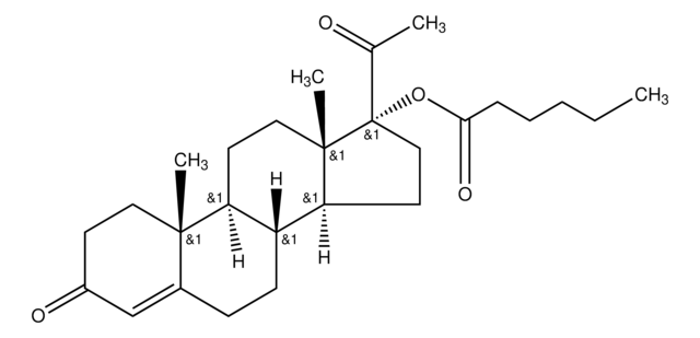 Hydroxyprogesteron-Caproat certified reference material, pharmaceutical secondary standard