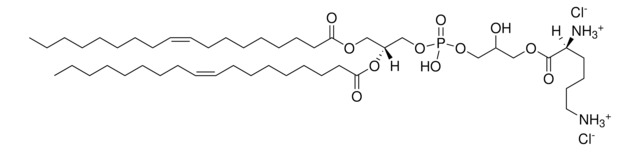 18:1 Lysyl PG 1,2-dioleoyl-sn-glycero-3-[phospho-rac-(3-lysyl(1-glycerol))] (chloride salt), powder