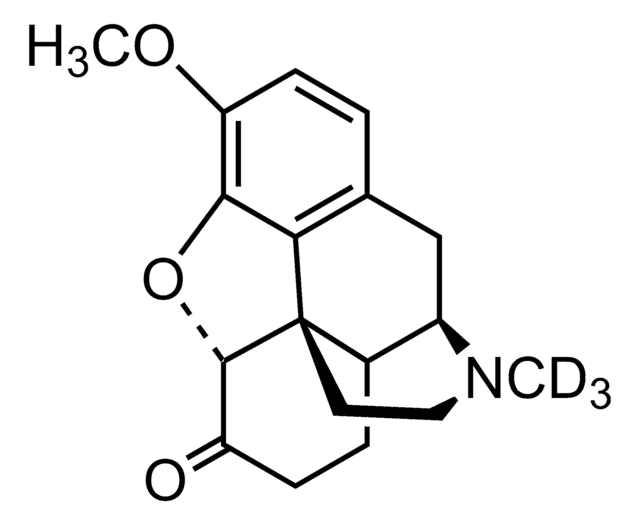 Hydrocodone-D3 solution 100&#160;&#956;g/mL in methanol, ampule of 1&#160;mL, certified reference material, Cerilliant&#174;