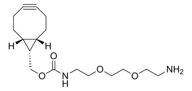 N-[(1R,8S,9s)-Bicyclo[6.1.0]non-4-in-9-ylmethyloxycarbonyl]-1,8-diamino-3,6-dioxaoctan for Copper-free Click Chemistry