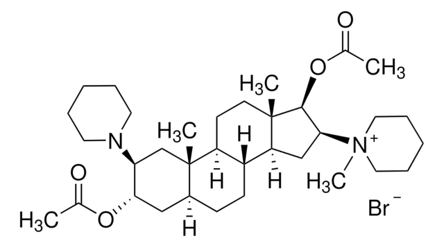 Vecuronium Bromide Pharmaceutical Secondary Standard; Certified Reference Material