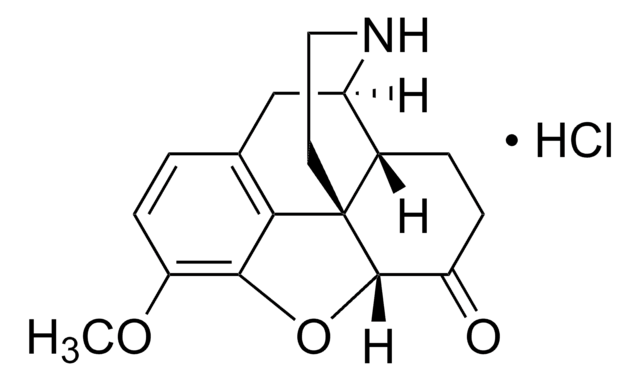 ノルヒドロコドン 塩酸塩 溶液 1.0&#160;mg/mL in methanol (as free base), ampule of 1&#160;mL, certified reference material, Cerilliant&#174;