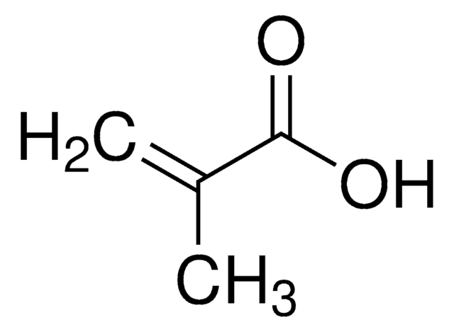 Methacrylsäure contains 250&#160;ppm MEHQ as inhibitor, 99%