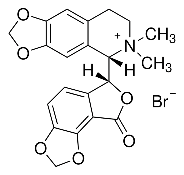 1(S),9(R)-(-)-ビククリンメトブロミド &#8805;98% (HPLC), solid