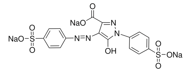 タートラジン Dye content &#8805;85&#160;%