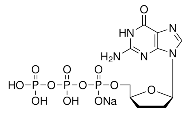 2&#8242;,3&#8242;-Dideoxyguanosine 5&#8242;-triphosphate sodium salt &#8805;90% (HPLC)