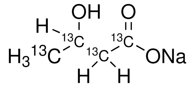 DL-3-Hydroxybuttersäure-13C4 Natriumsalz 99 atom % 13C