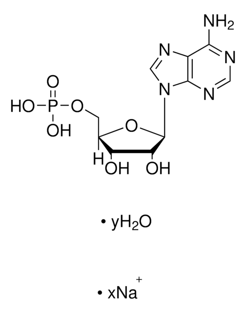 アデノシン 5&#8242;-モノホスファート ナトリウム塩 from yeast, &#8805;99%