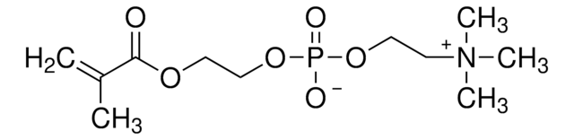 2-メタクリロイルオキシエチルホスホリルコリン contains &#8804;100&#160;ppm MEHQ as inhibitor, 97%