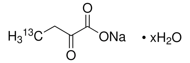 2-Ketobutyric acid-4-13C sodium salt hydrate 99 atom % 13C, 97% (CP)