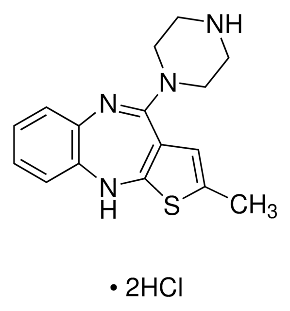 Desmethylolanzapine dihydrochloride solution 1.0&#160;mg/mL in acetonitrile: water (1:1) (as free base), ampule of 1&#160;mL, certified reference material, Cerilliant&#174;