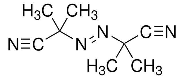 2,2&#8242;-Azobis(2-methylpropionitrile) recrystallized from methanol, 99%