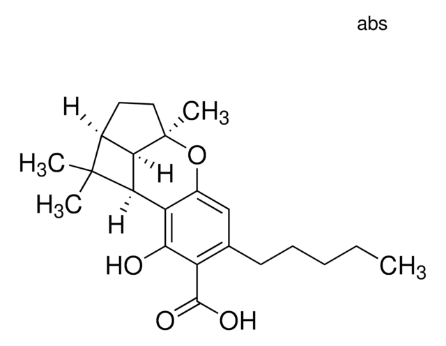 Kwas (±)-kannabicylowy (CBLA) 0.5&#160;mg/mL (0.1% DIPEA, 0.05 Ascorbic Acid in Acetonitrile), certified reference material, ampule of 1&#160;mL, Cerilliant&#174;