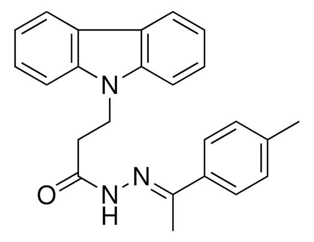 3-(9H-CARBAZOL-9-YL)-N'-(1-(4-METHYLPHENYL)ETHYLIDENE)PROPANOHYDRAZIDE AldrichCPR