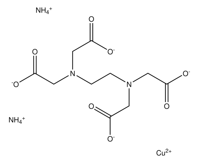 Ethylendiamin-tetraessigsäure Diammonium-Kupfersalz -Lösung volumetric, 0.025&#160;M EDTA-Cu(NH4)2