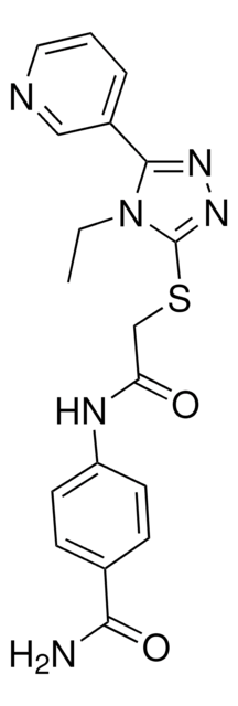 4-((((4-ETHYL-5-(3-PYRIDINYL)-4H-1,2,4-TRIAZOL-3-YL)THIO)ACETYL)AMINO)BENZAMIDE AldrichCPR