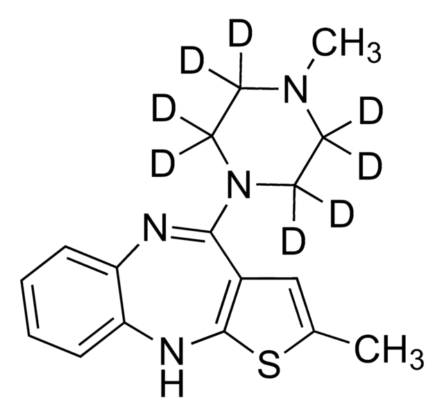 オランザピン-d8 100&#160;&#956;g/mL in acetonitrile, ampule of 1&#160;mL, certified reference material, Cerilliant&#174;