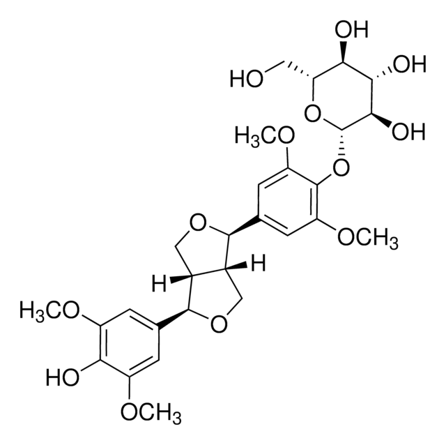 (-)-Syringaresinol-4-O-&#946;-D-glucosid phyproof&#174; Reference Substance